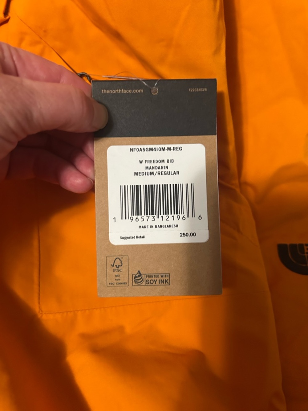 NWT North Face Freedom bibs